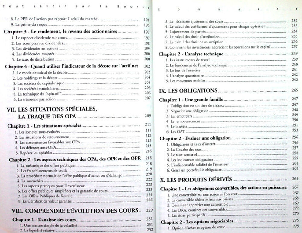 TOUT SAVOIR SUR LA BOURSE de Didier Vitrac (Trading, Sicav, Livres et BD