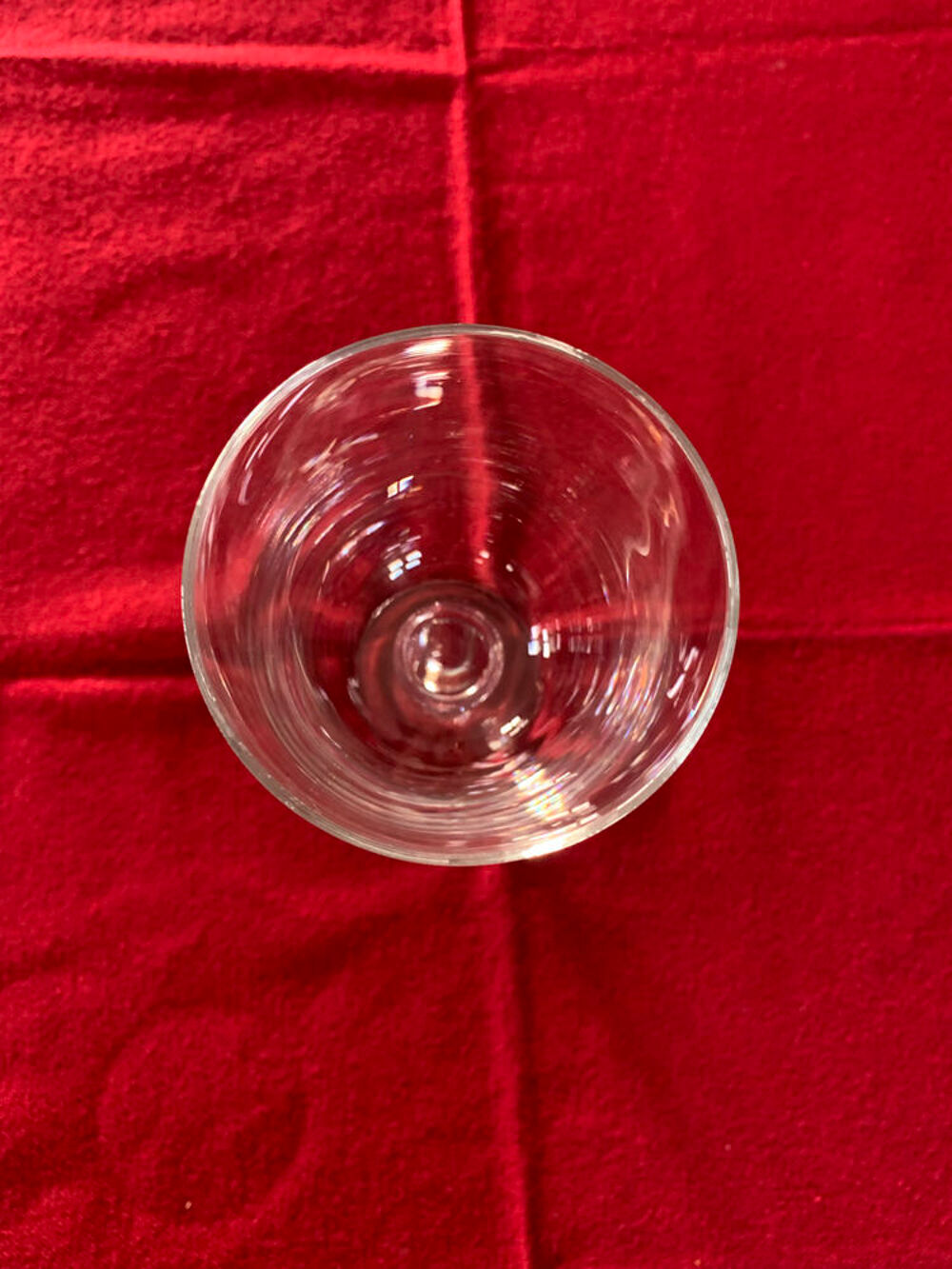 Grand verre vase sur pied Décoration