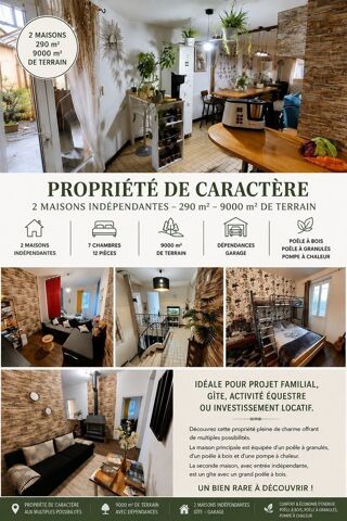  Ferme à vendre 12 pièces 290 m²