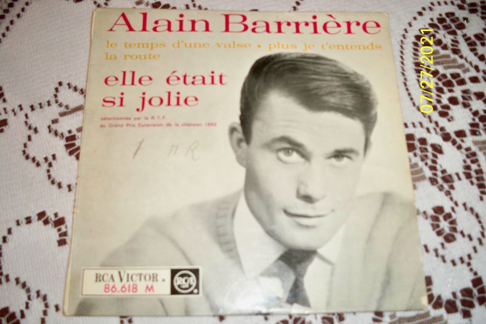 ALAIN BARRIERE 45 TOURS Audio et hifi