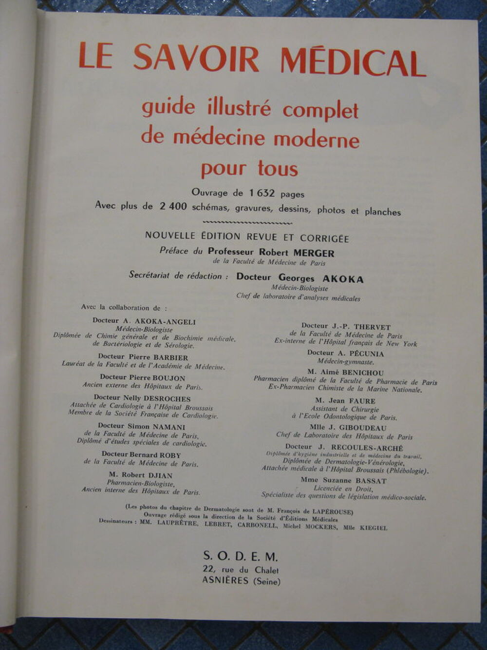 guide du savoir m&eacute;dical Livres et BD