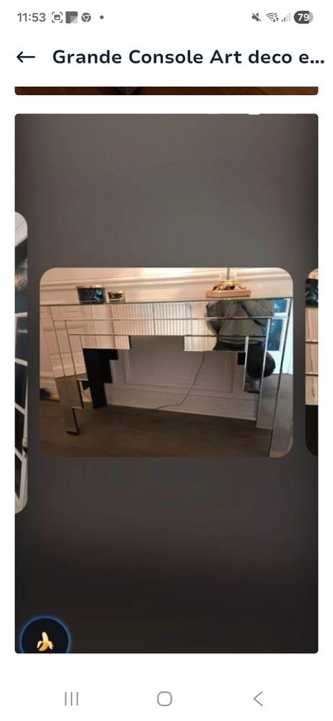 Console miroir  Art Deco 450 Paris 20 (75)