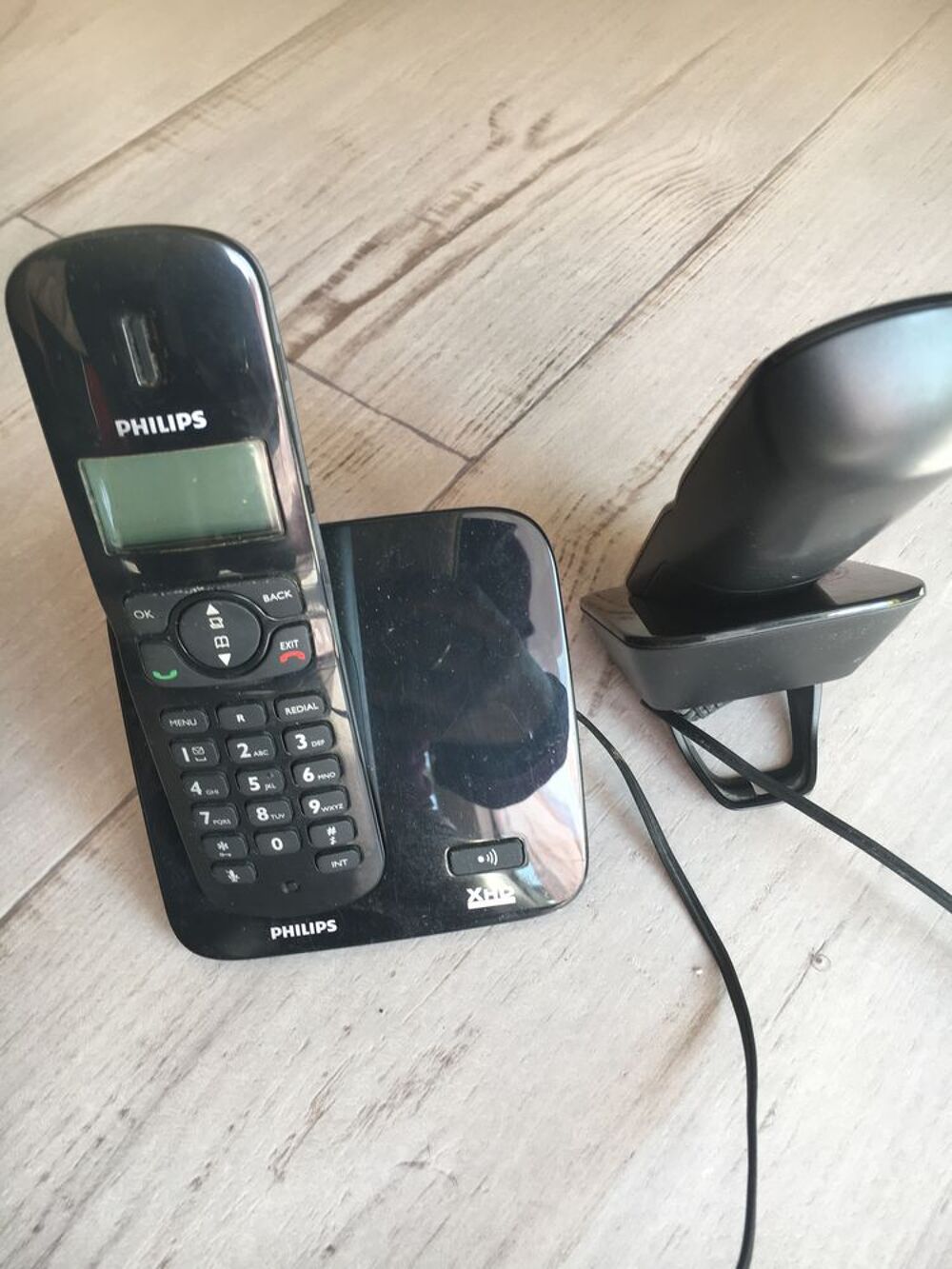 T&eacute;l&eacute;phone sans fil avec r&eacute;pondeur 
Marque Philips Audio et hifi