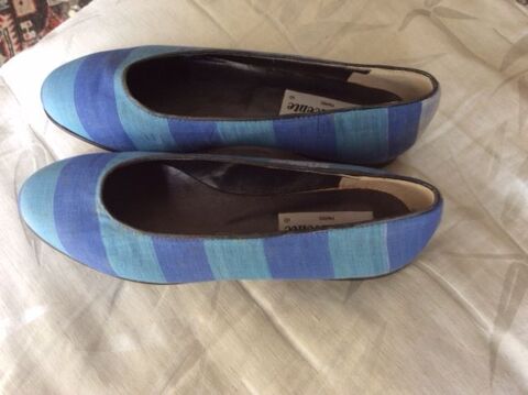 ballerine bleues ray�es 25 �taples (62)