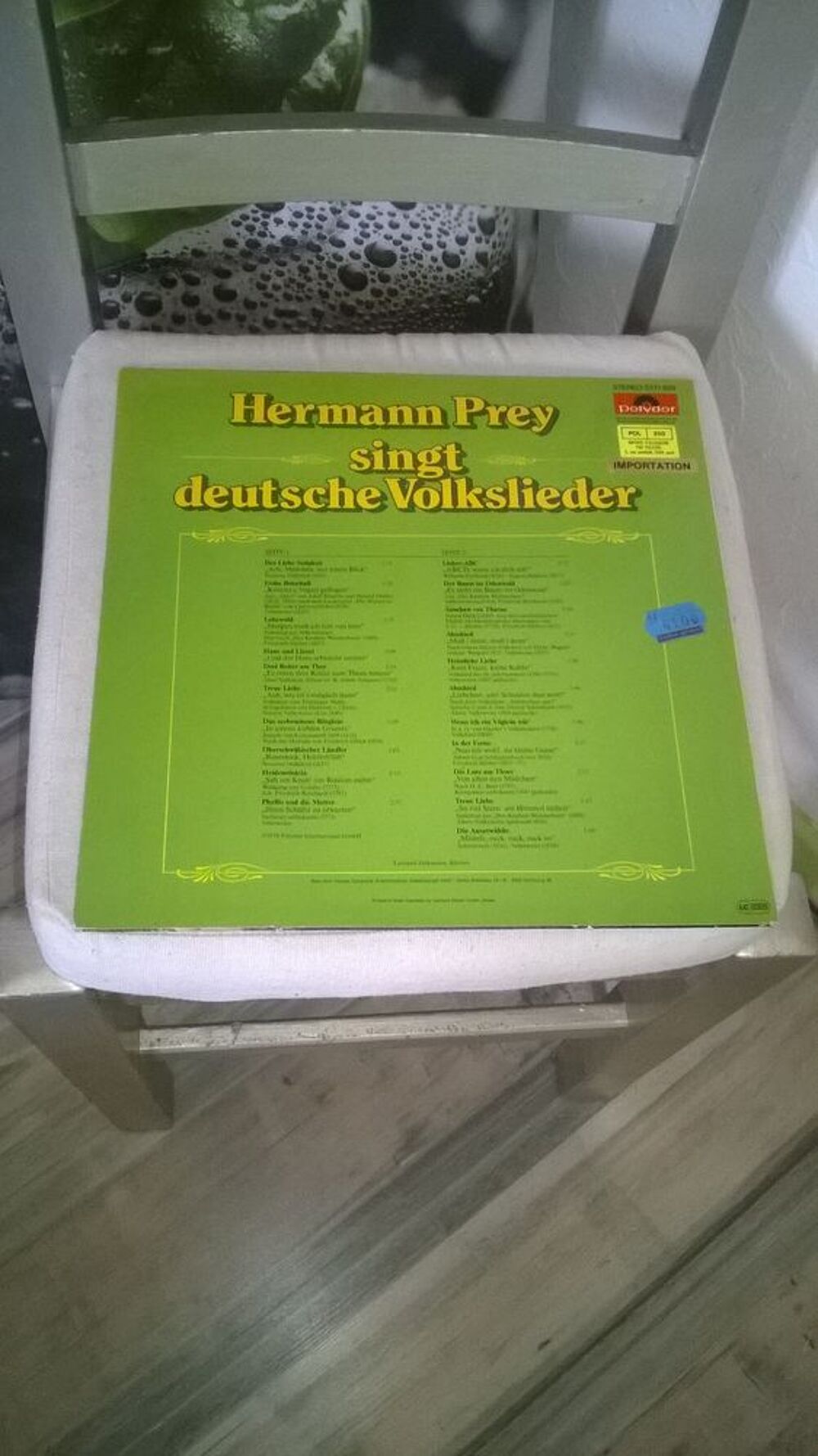 Vinyle Hermann Prey
singt deutsche Volkslieder
1985
Excel CD et vinyles