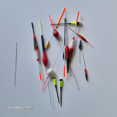 Lot de 14 flotteurs diff�rents et de poids diff�rents 12 Saumur (49)