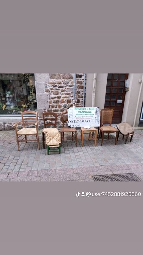 Rempaillage cannage de chaise 0 22460 Uzel