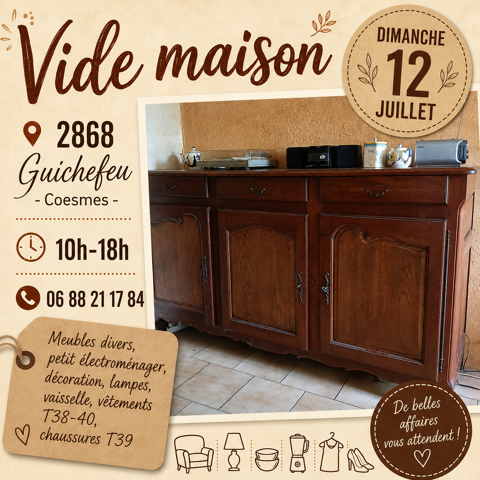Vide maison 12 juillet Coesmes 5 Coësmes (35)
