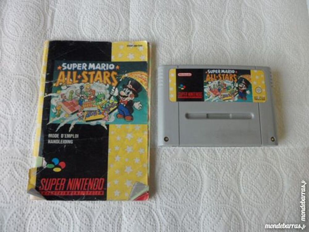 Jeu super Nintendo Super Mario All Stars + notice Consoles et jeux vid�os