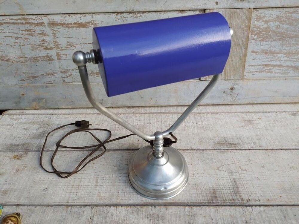 Ancienne Lampe de Bureau &Eacute;tudiant Notaire Banquier Décoration