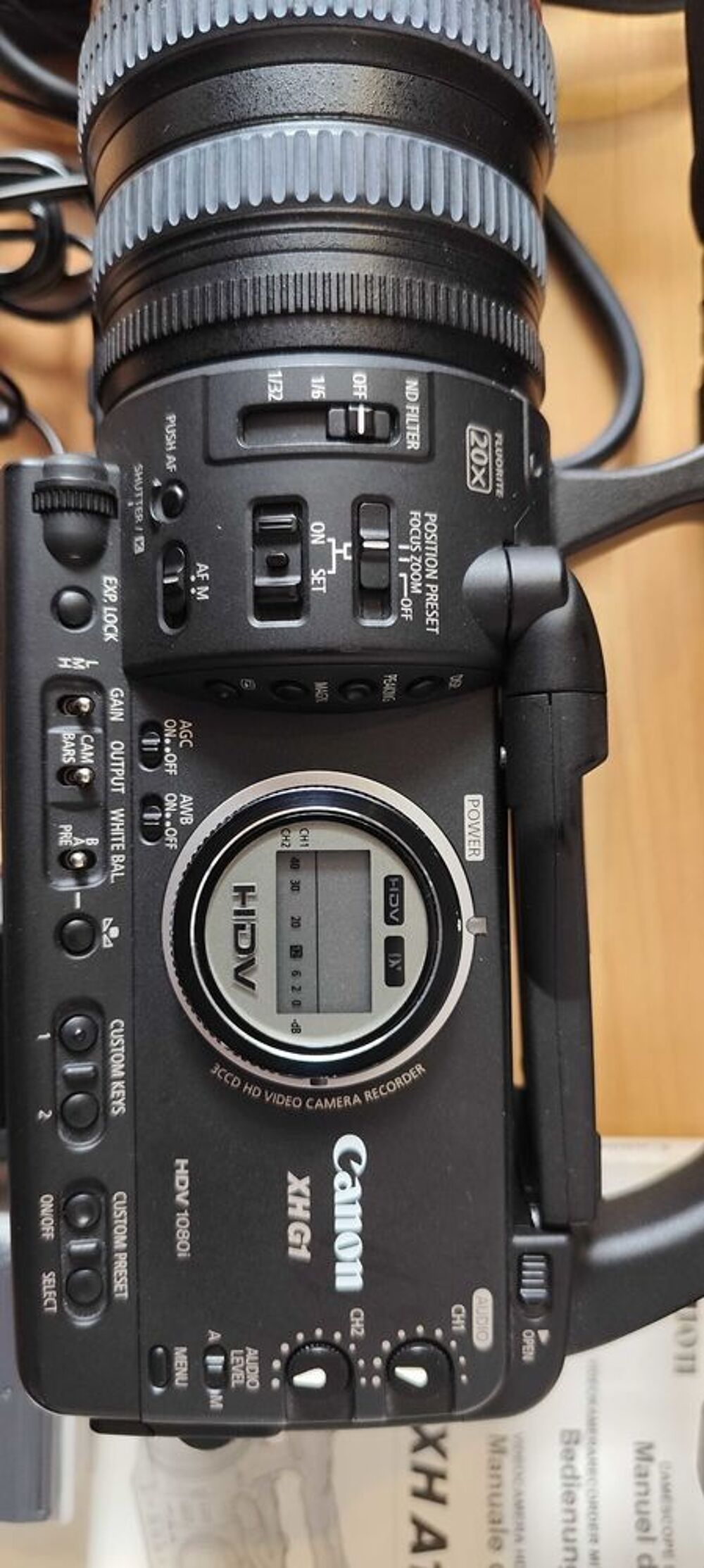 cam&eacute;ra Canon XHG1 HDV1080i Photos/Video/TV