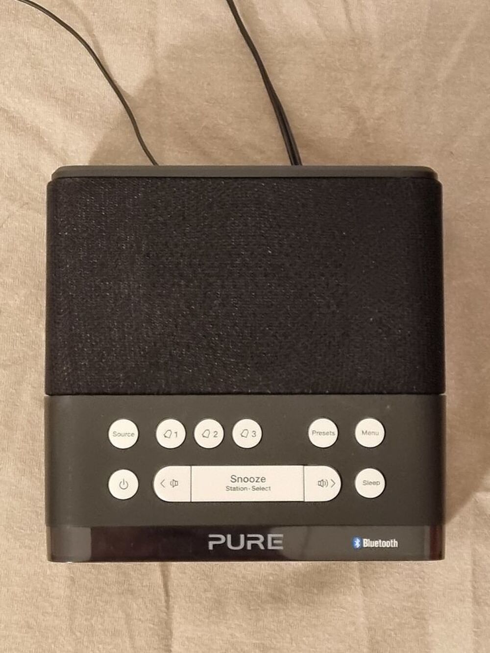 Radio Reveil Pure Siesta Rise S Graphite Bluetooth Audio et hifi
