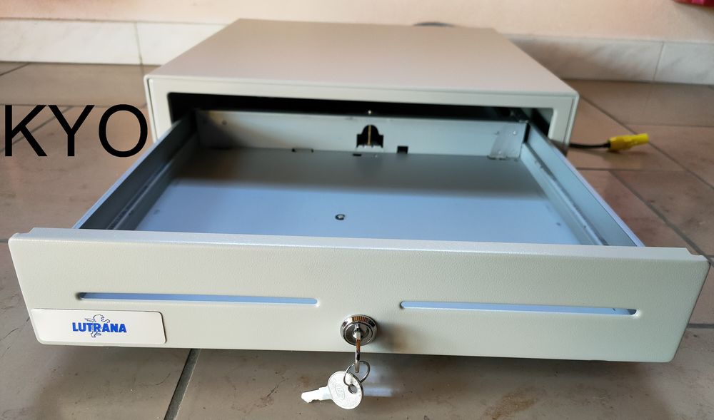LUTRANA -Tiroir-Caisse Enregistreuse 41cm Manuel Automatique Matériel informatique