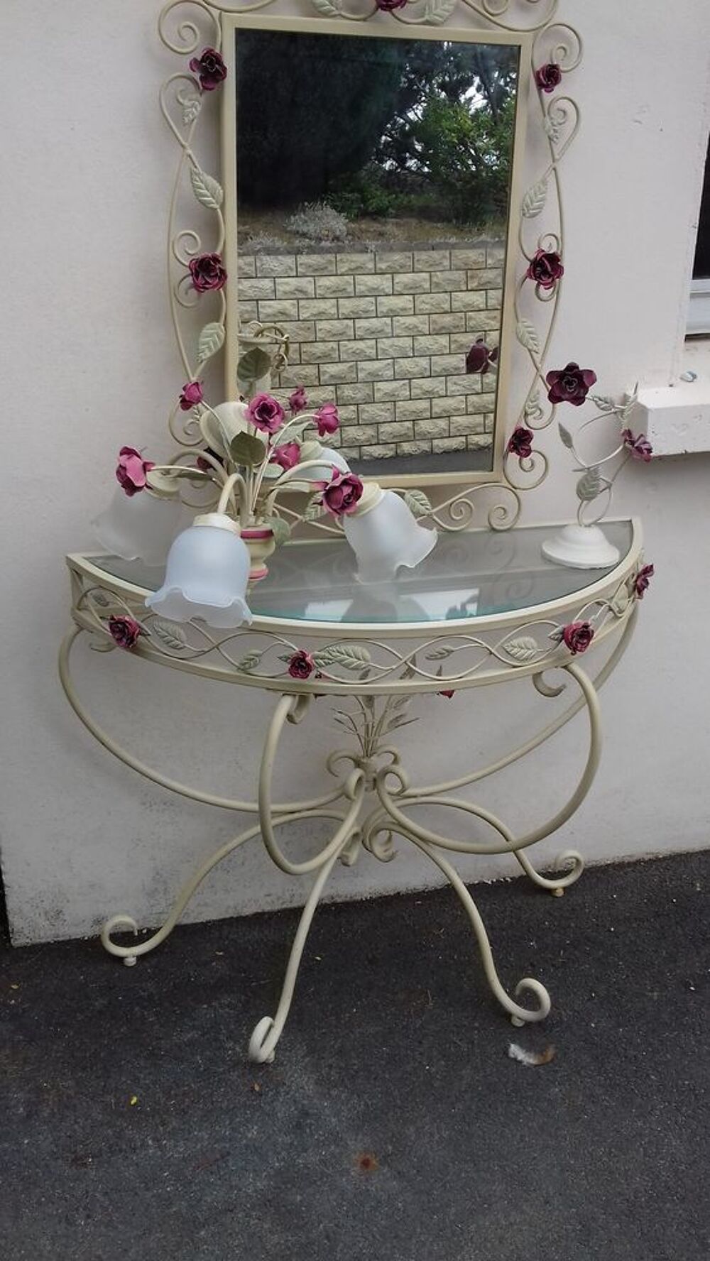 Ensemble en fer forger type ART DECO Meubles