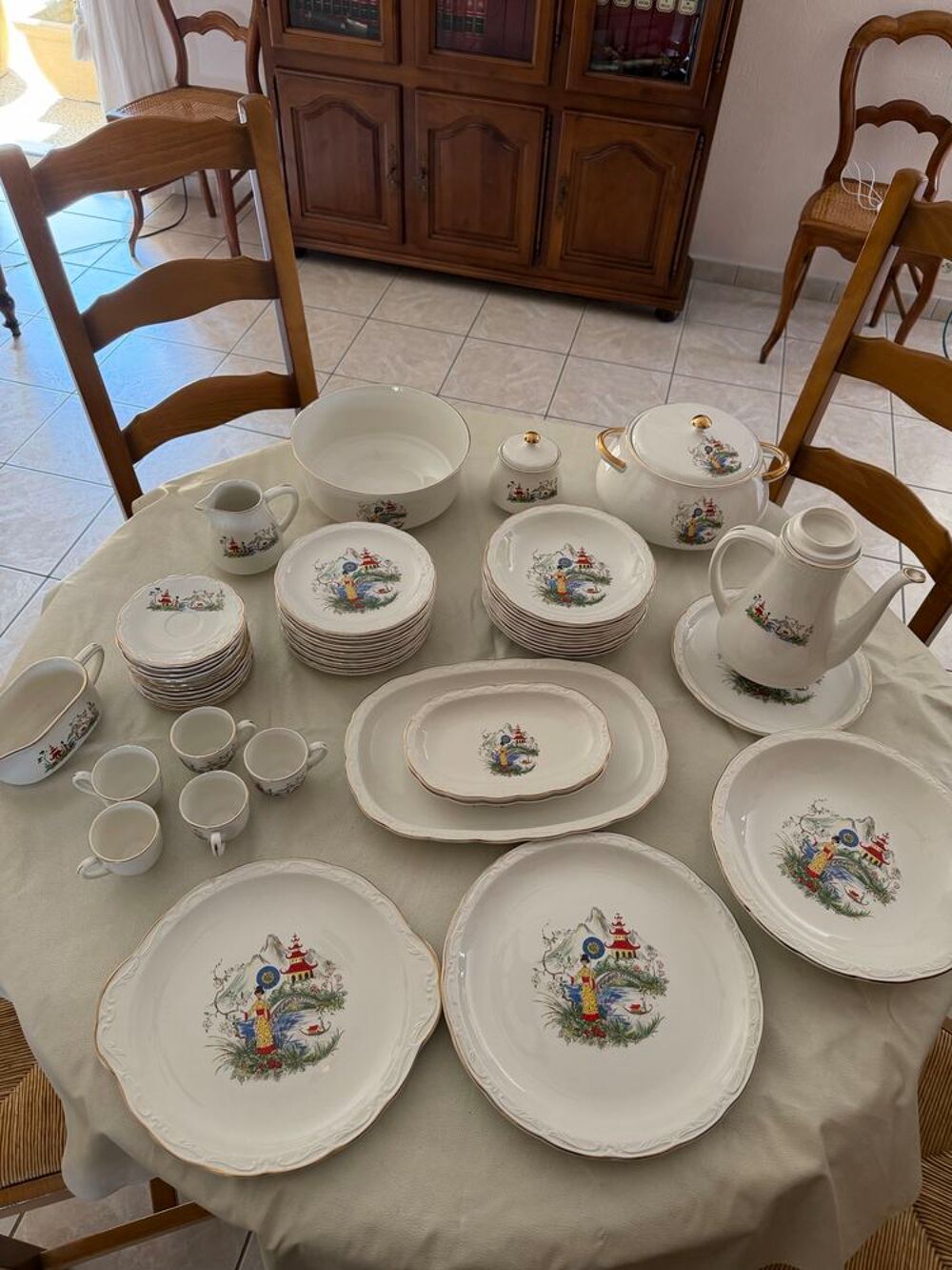 lot de vaisselle digoin et sarreguemines Décoration