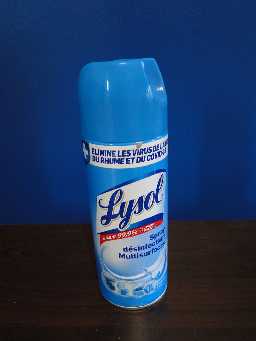 Spray Lysol d&eacute;sinfectant multi surfaces Bricolage