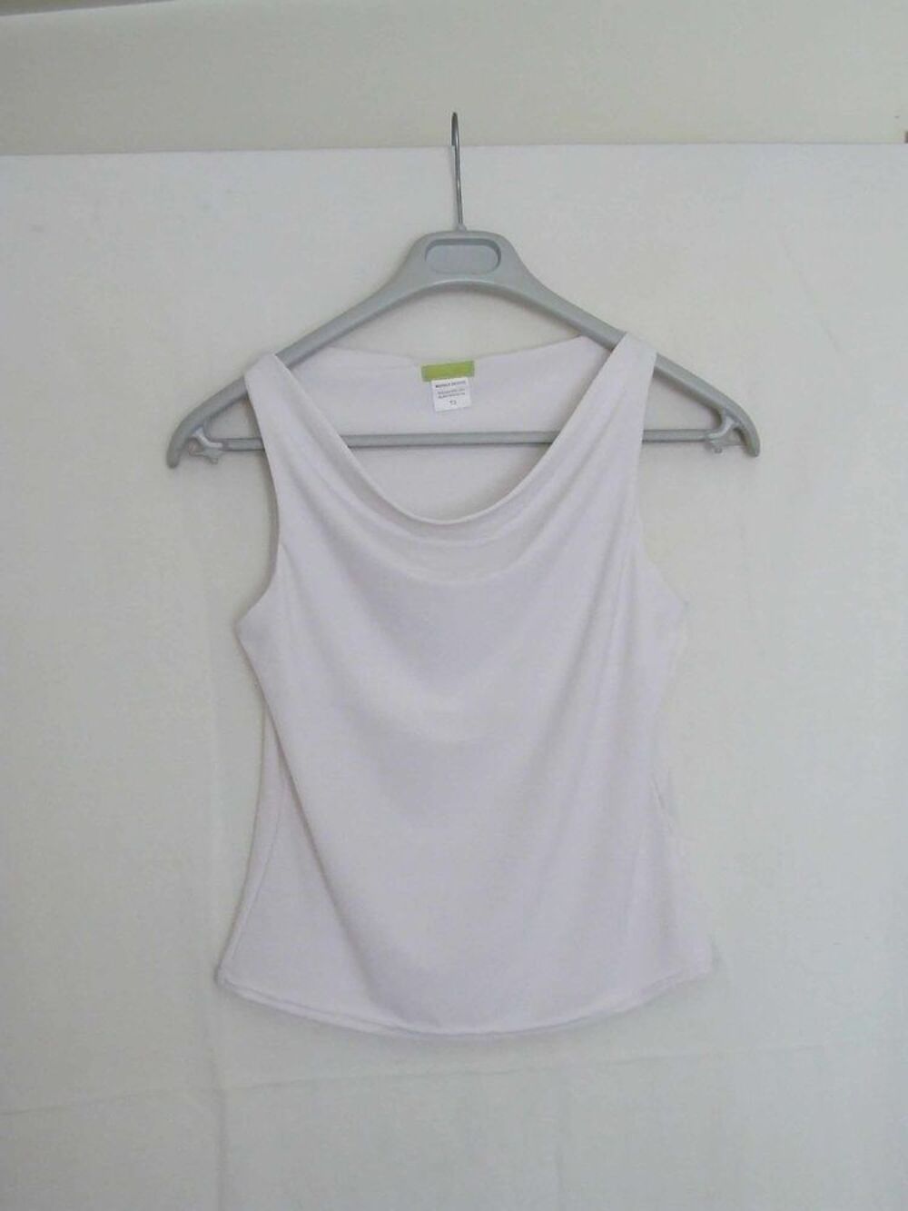 D&eacute;bardeur extensible, Blanc, Taille 38, TBE Vêtements
