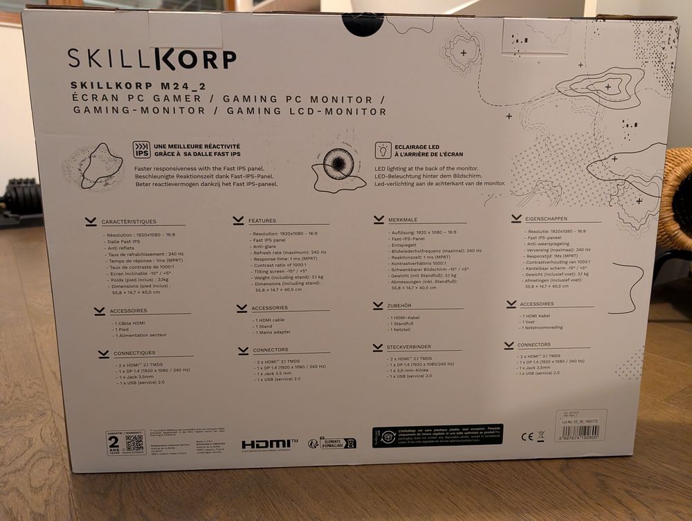 Ecran gaming 24 pouces 240hz Mat�riel informatique