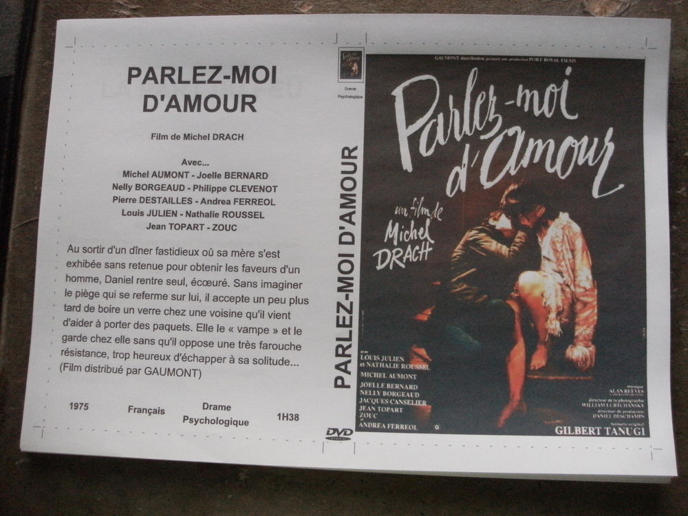 Film : " Parlez-moi d'amour " DVD et blu-ray