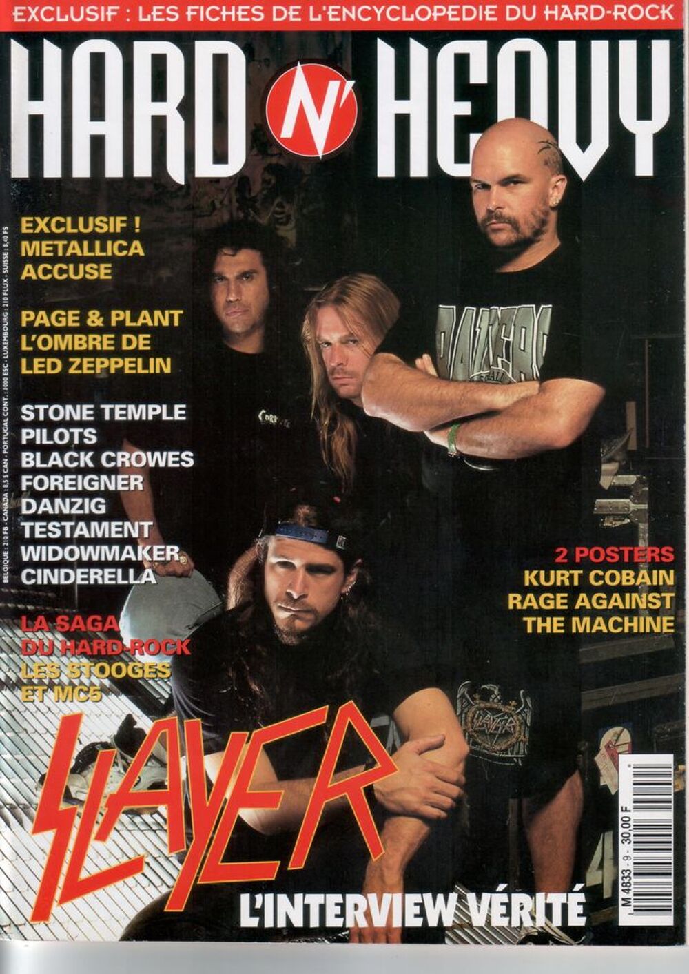 Magazine Hard n' heavy 6 , 9 et 13 Livres et BD