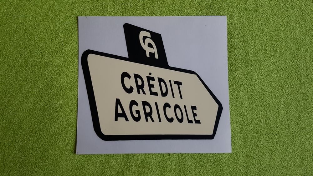 AUTOCOLLANT CR&Eacute;DIT AGRICOLE 