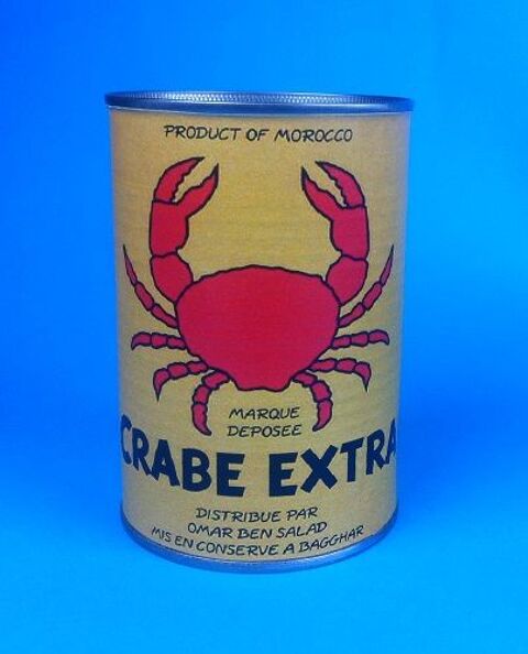 1 Bo�te de conserve Tintin et le crabe aux pinces d'or distr 6 Marseille 13 (13)