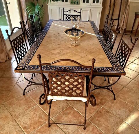 Table salle � manger en Zellige 800 Saint-Rapha�l (83)