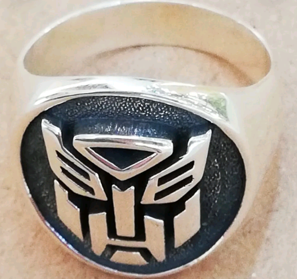 Bague argent Transformers Ring Autobot Silver 925 Bijoux et montres