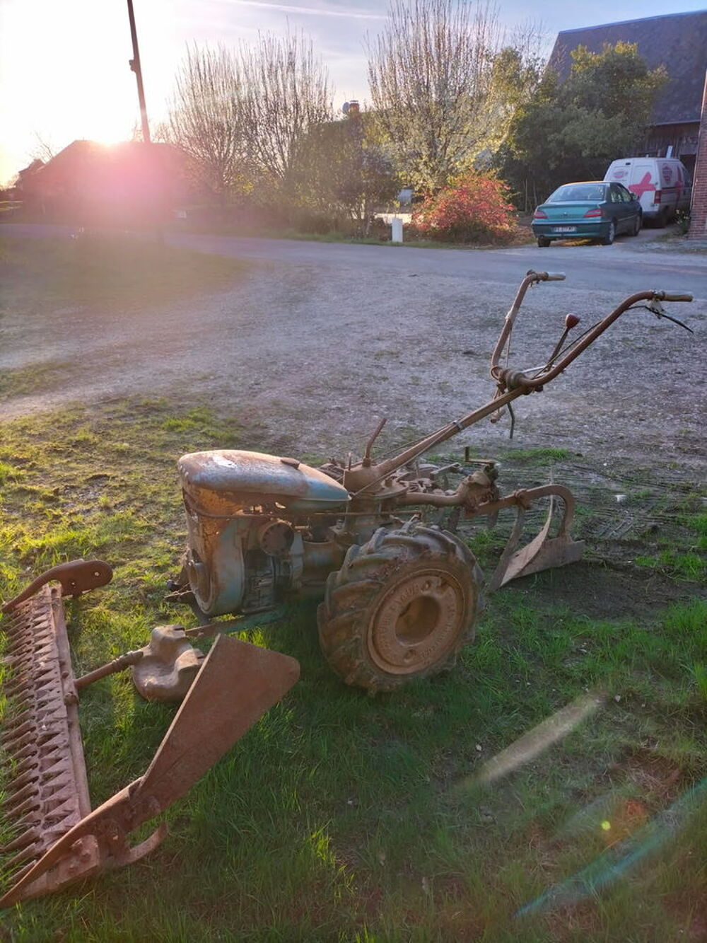 Motoculteur STAUB PPX avec &eacute;quipement culture et fauchage Jardin