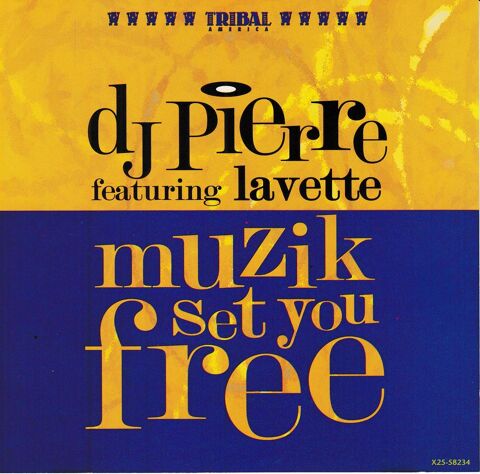 CD  DJ Pierre Featuring Lavette   -   Muzik Set You Free 18 Antony (92)