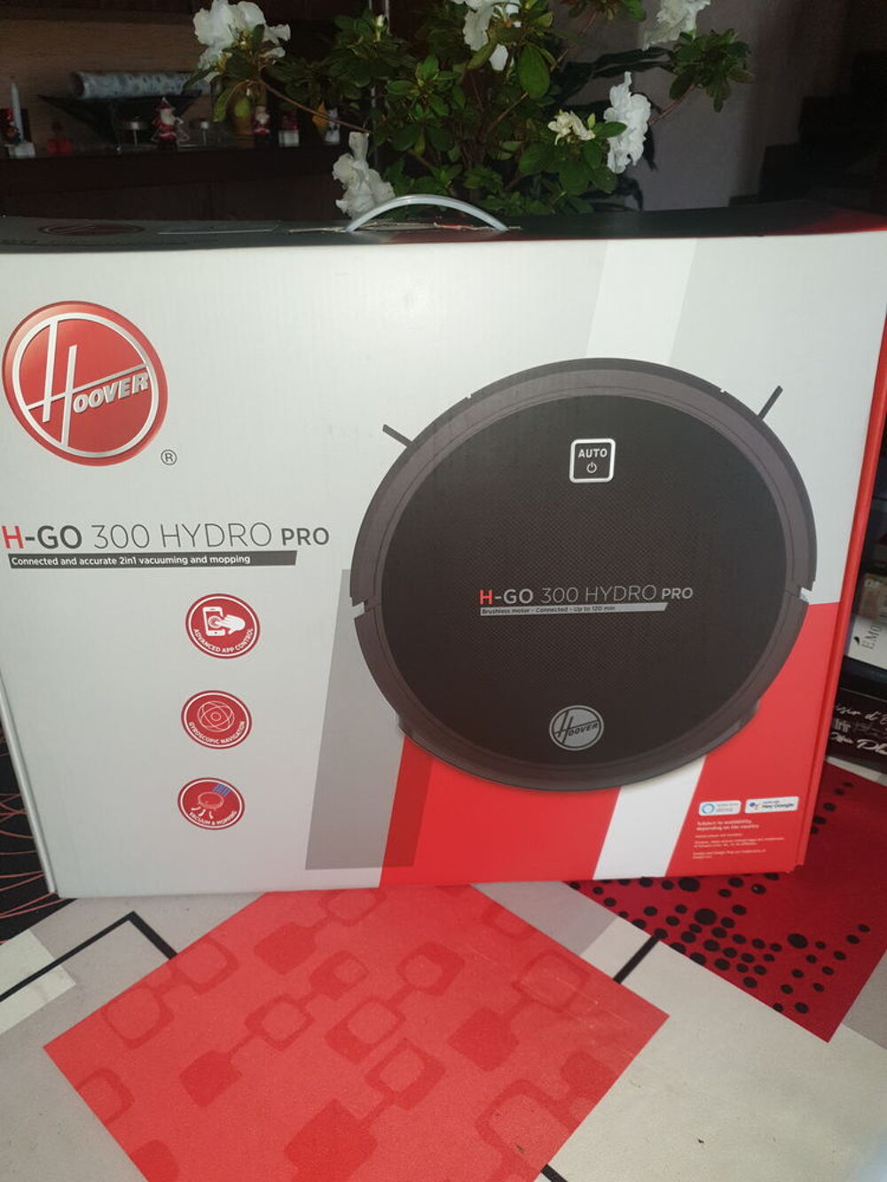 Aspirateur robot lavant Hoover Electroménager