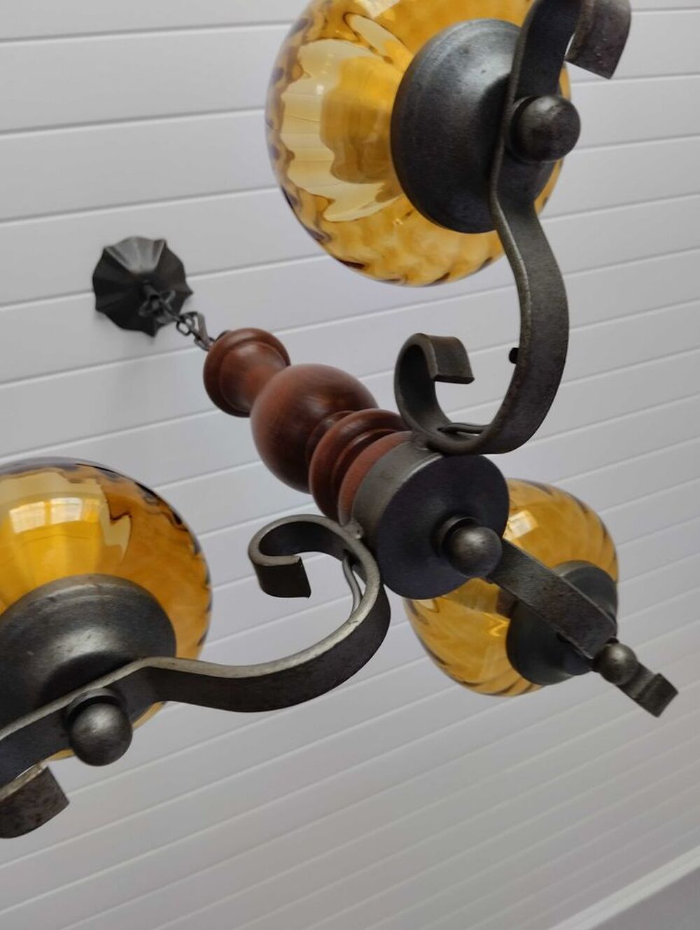 lustre en bois Décoration