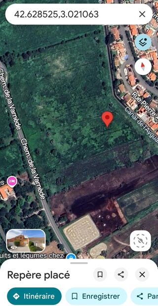  Terrain � vendre 1845 m� Saint-cyprien