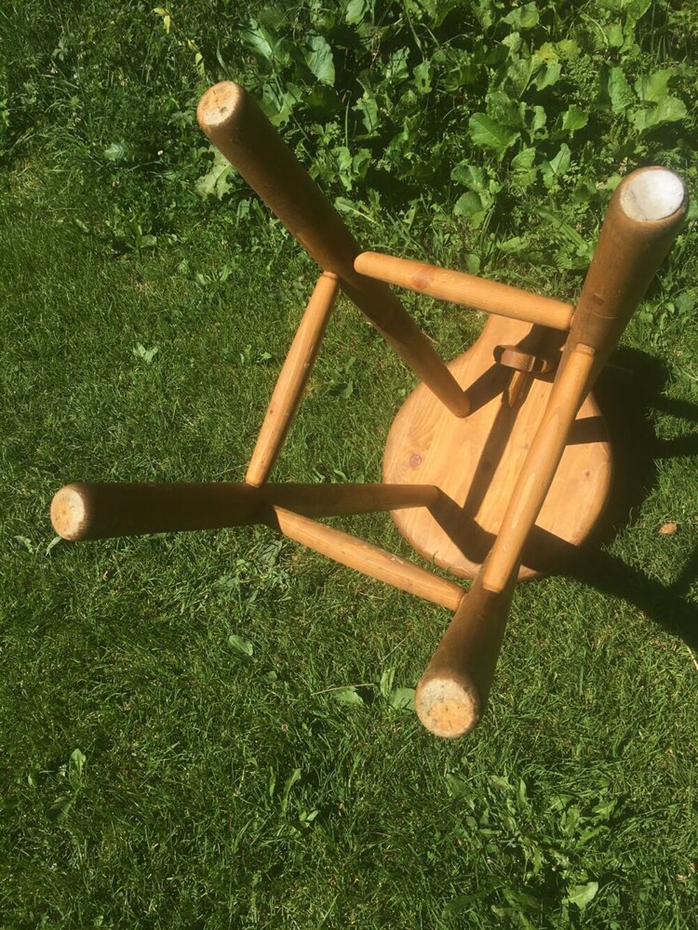 Tabouret bergerie / comptoir/ bar / art populaire / pyr&eacute;n&eacute;e Meubles