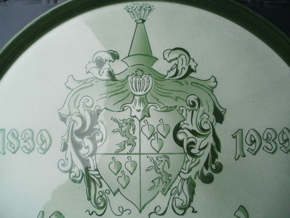 PLAT Georg SCHMIDER Zell Harmersbach Diam&egrave;tre 36 cm Décoration