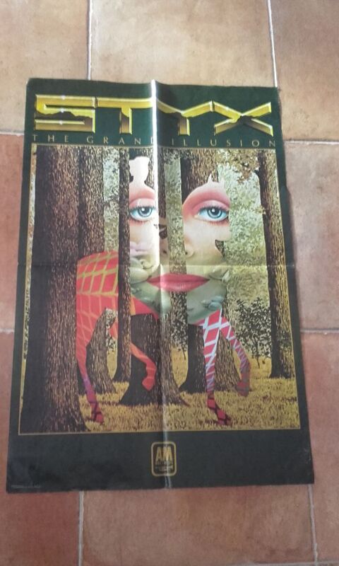 Styx : Affiche Originale US  The Grand Illusion  1977 20 Angers (49)