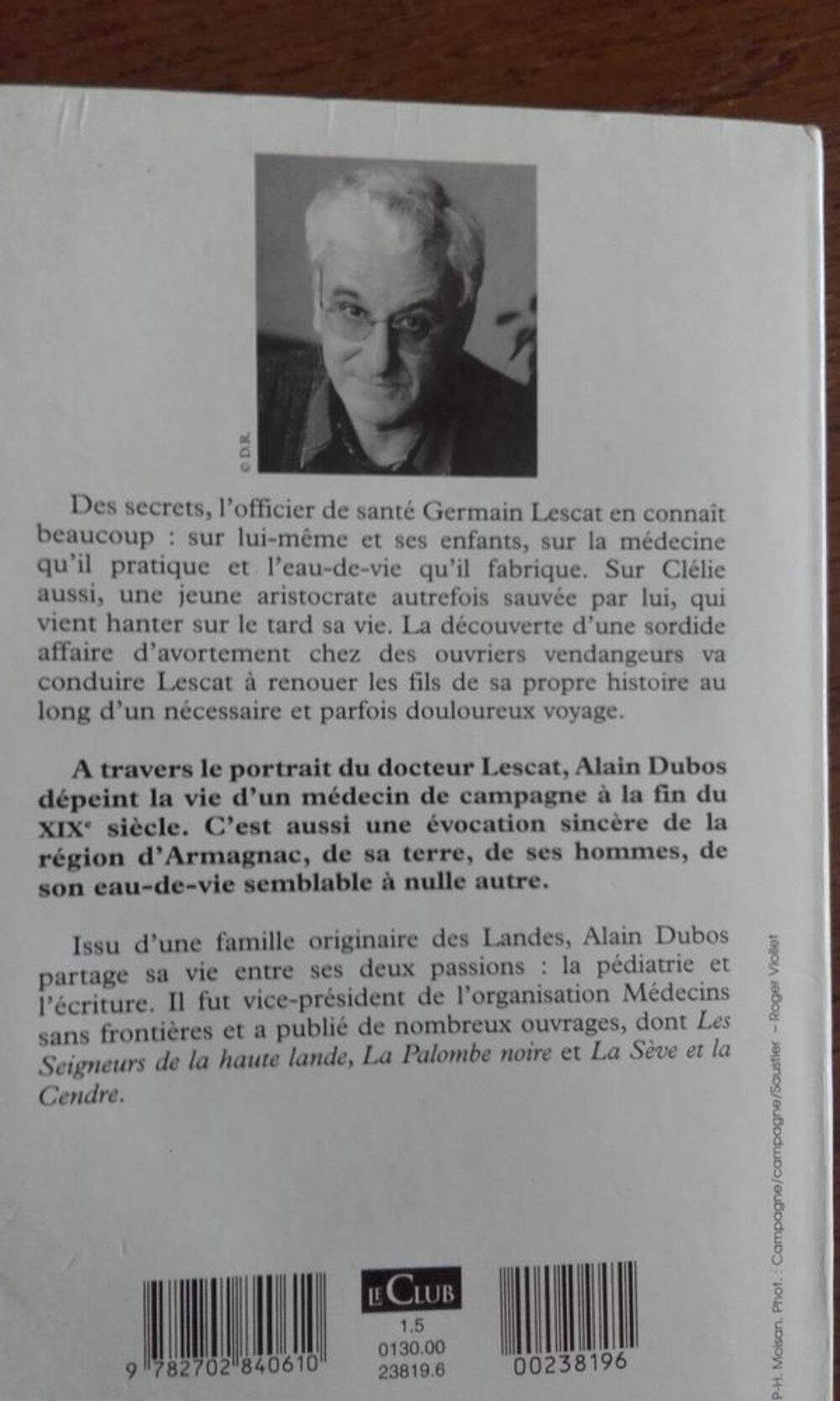 Livre de ALAIN DUBOS Livres et BD