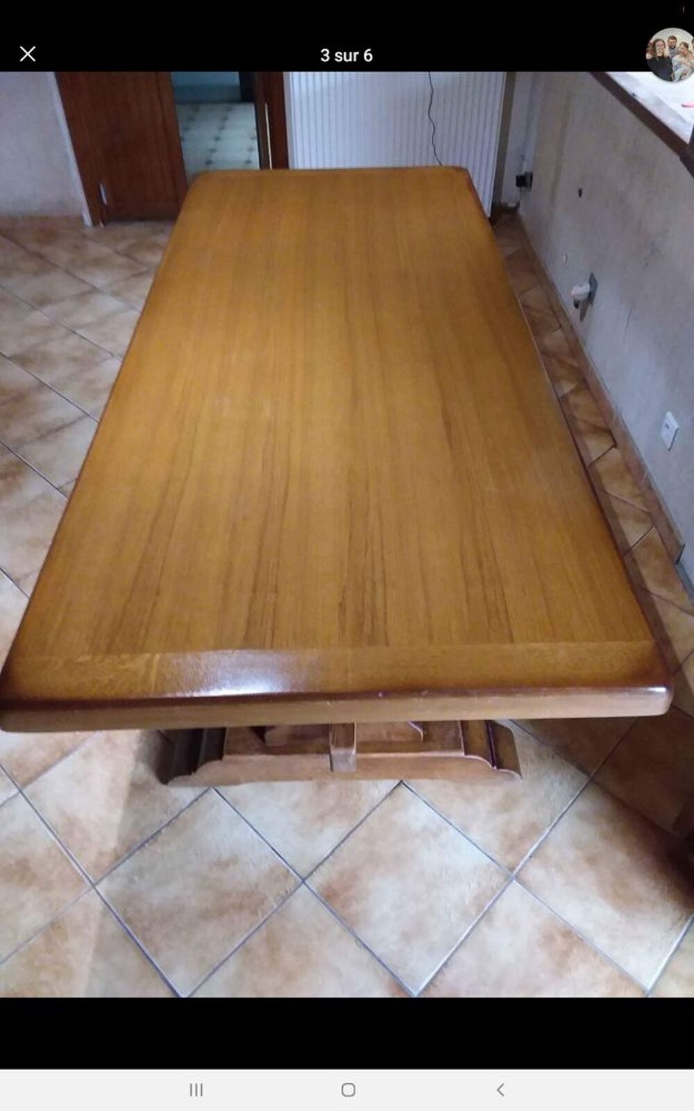 Table monast&egrave;re avec ses 6 chaises Meubles