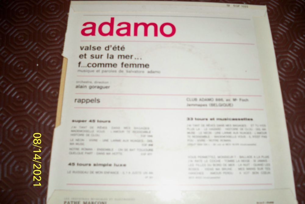 ADAMO 45T Audio et hifi