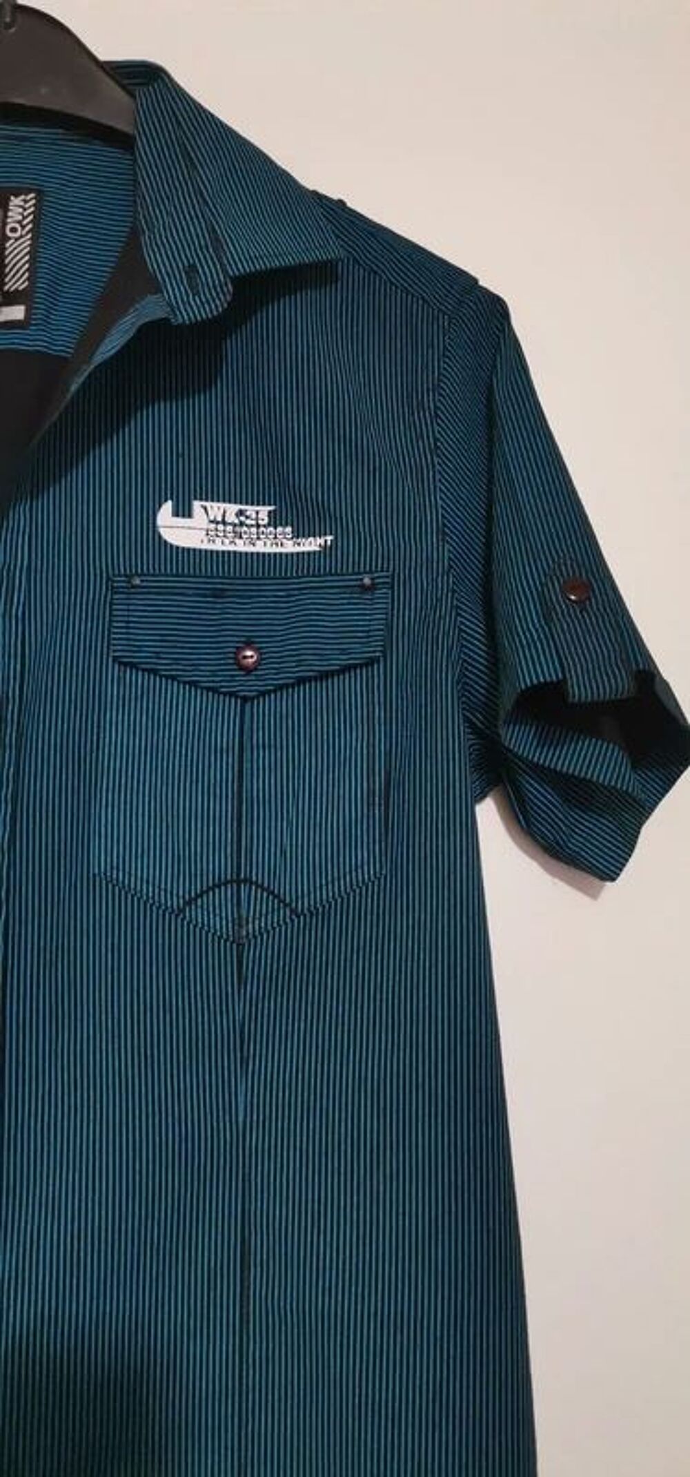 Chemise homme neuve 100% coton OWK taille M Vêtements