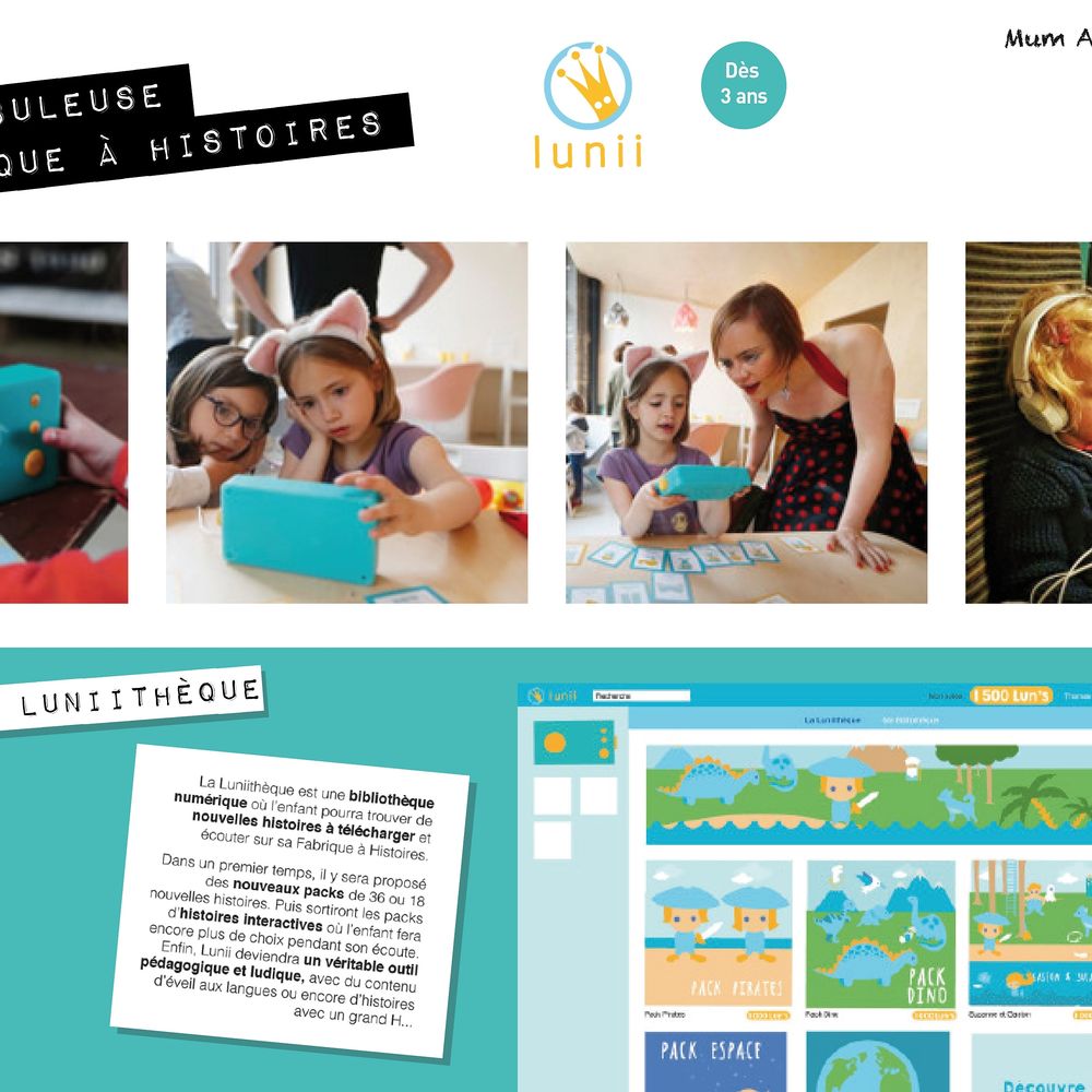 Lunii histoires &agrave; inr Jeux / jouets