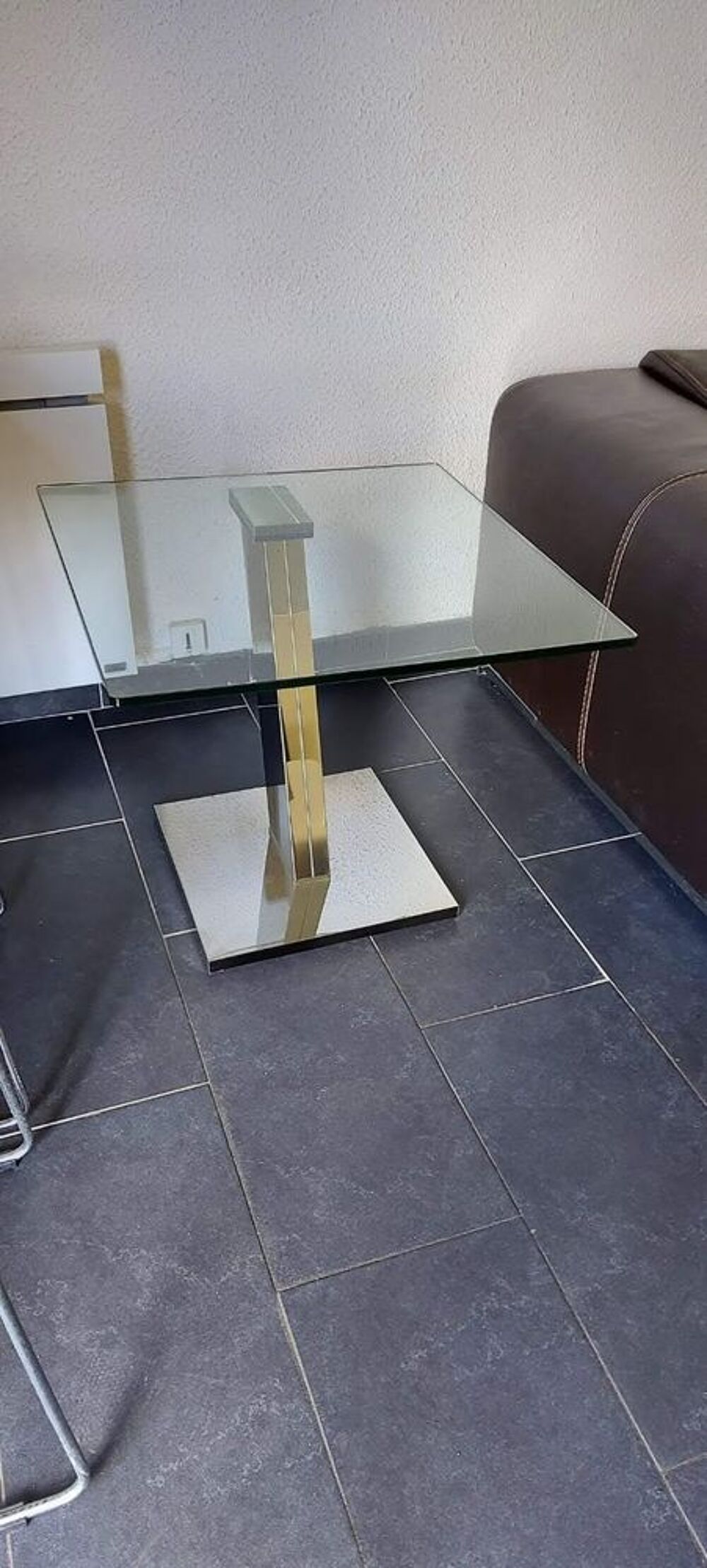 Table en verre design tremp&eacute; design Meubles