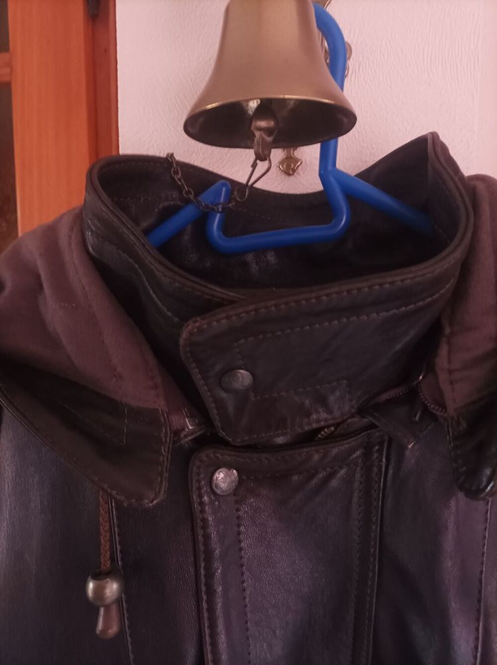 veste homme cuir Vêtements