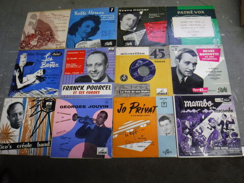 Disques Vinyles 45 Tours - Ann�es 50 0 Villeneuve-le-Roi (94)