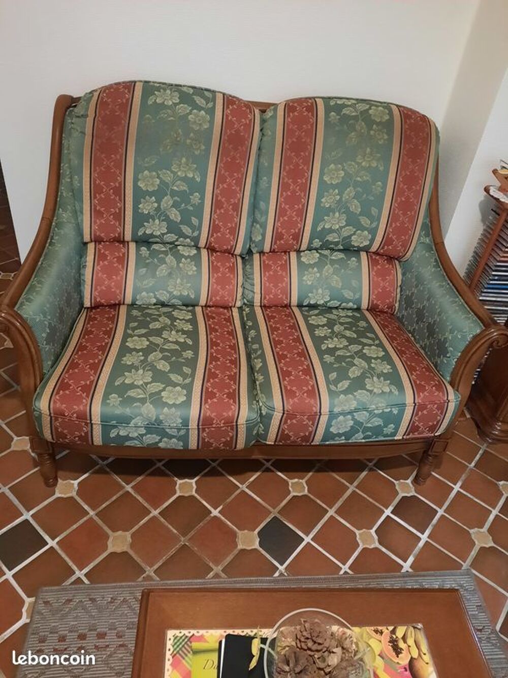 Fauteuil +canap&eacute; style Louis XV Meubles
