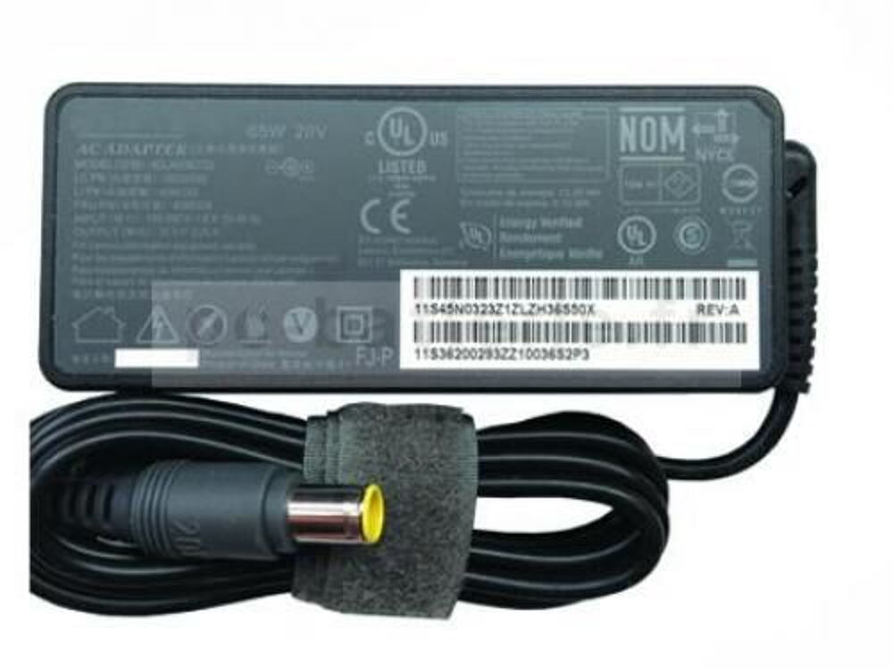 Chargeur Original neuf LENOVO : 20V, 65W, 3,25A Matériel informatique
