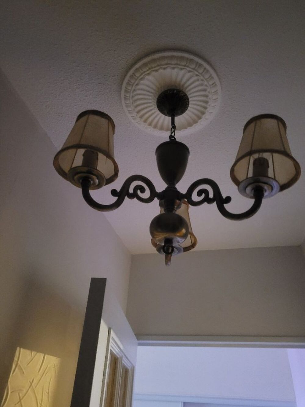 Lustre en cuivre Décoration