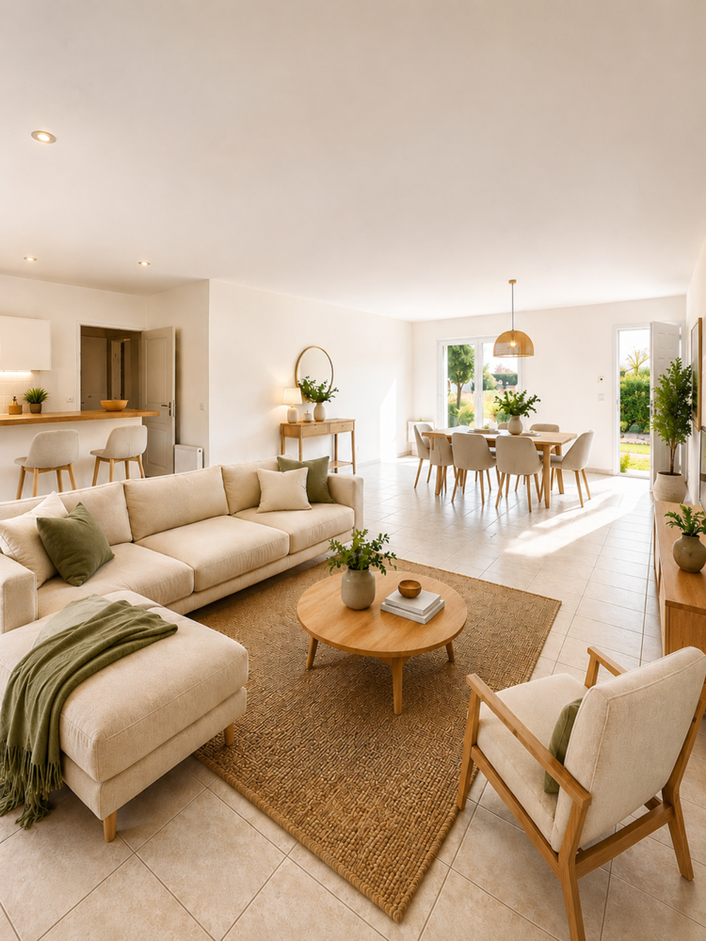 Vente Maison Maison de 100M2, 4 pièces, jardin clos sud/ouest Pouillé-les-côteaux