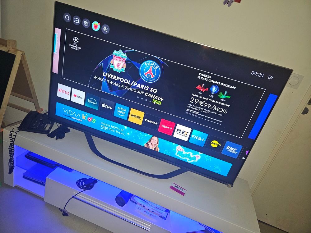 Tv hisense grand &eacute;cran pour cause d&eacute;part Photos/Video/TV