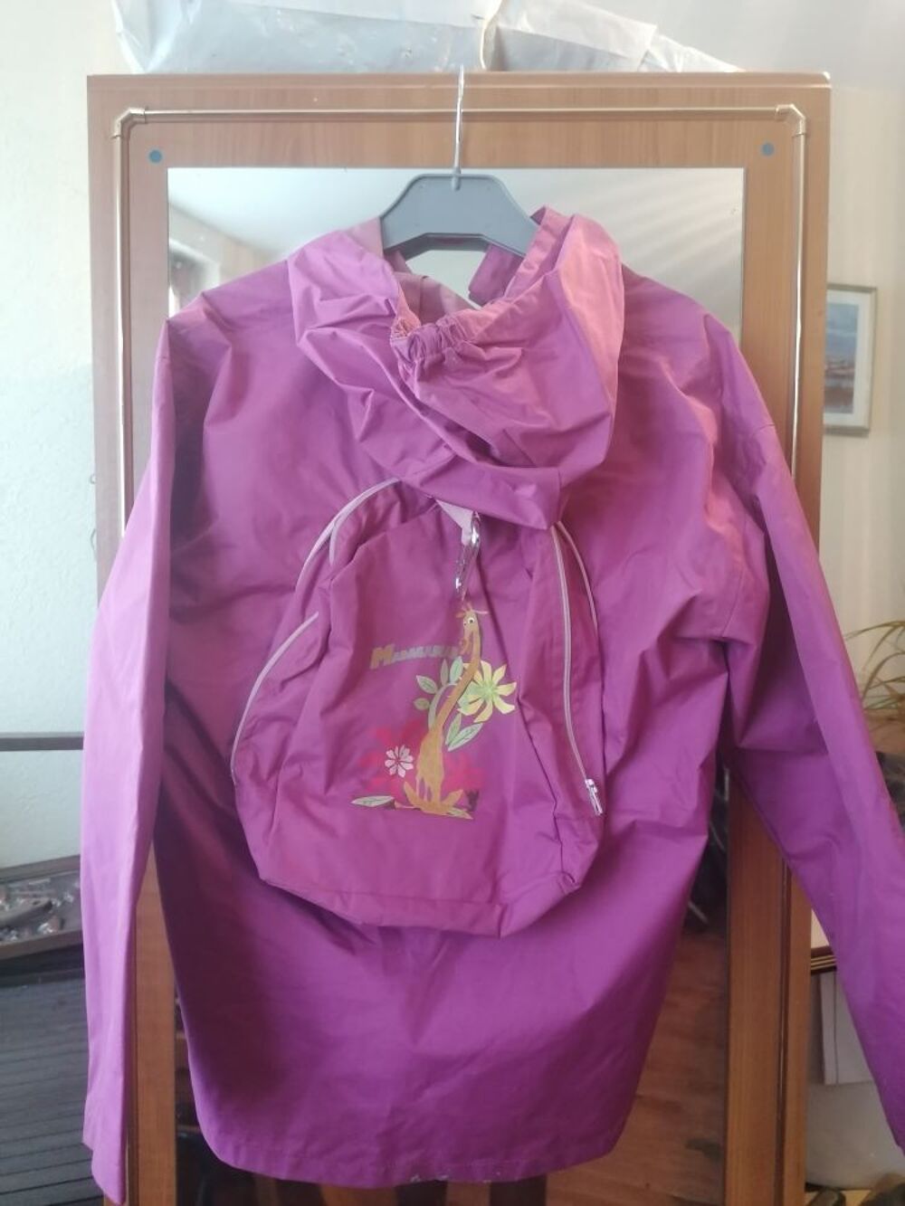 Parka avec sac int&eacute;gr&eacute; Vêtements enfants